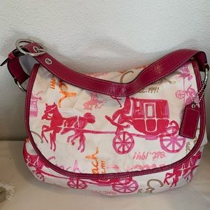 Coach canvas bag. Like new.